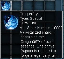 Legendary item step 2